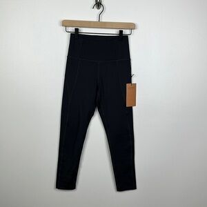 Girlfriend Collective Black Compressive High-Rise Legging Size Extra Small